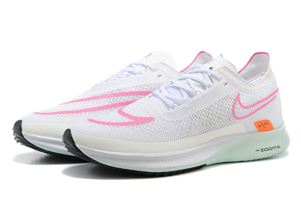 Women's Running weapon Zomx Streakfly Proto White/Pink Shoes 001